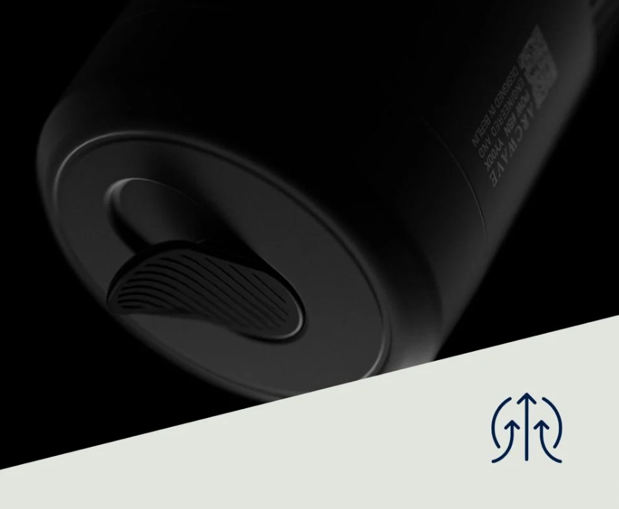 Мастурбатор преміум-класу з контролем всмоктування Arcwave Pow Stroker Black