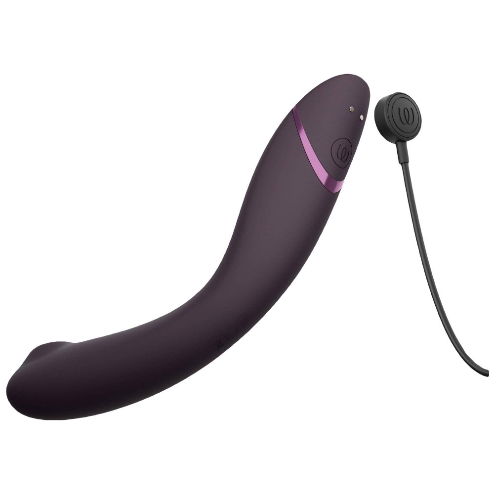 Вібратор для точки G c вакуумною стимуляцією Womanizer OG Aubergine