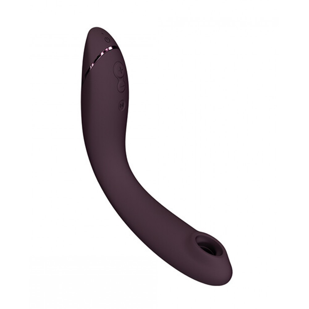 Вібратор для точки G c вакуумною стимуляцією Womanizer OG Aubergine