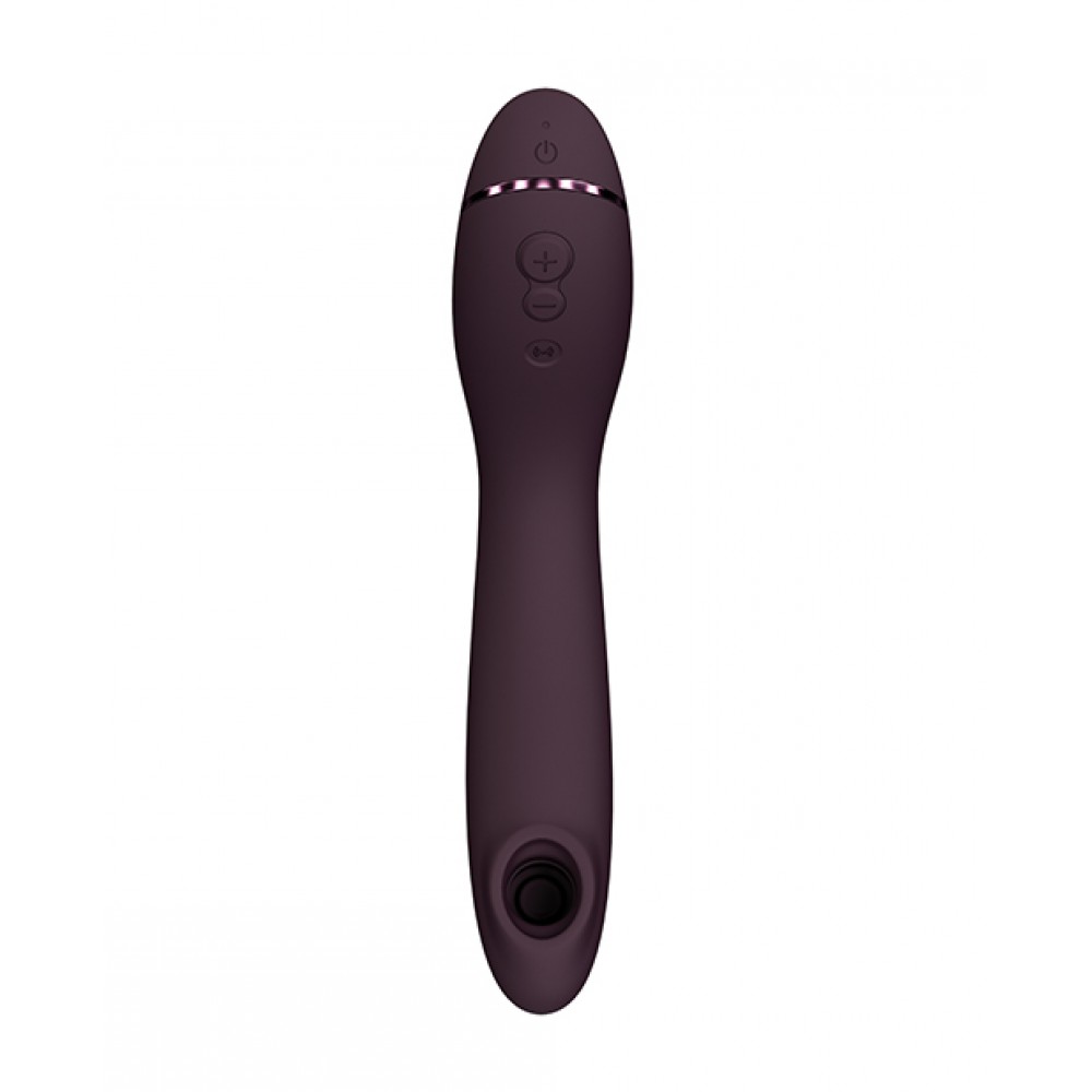 Вібратор для точки G c вакуумною стимуляцією Womanizer OG Aubergine