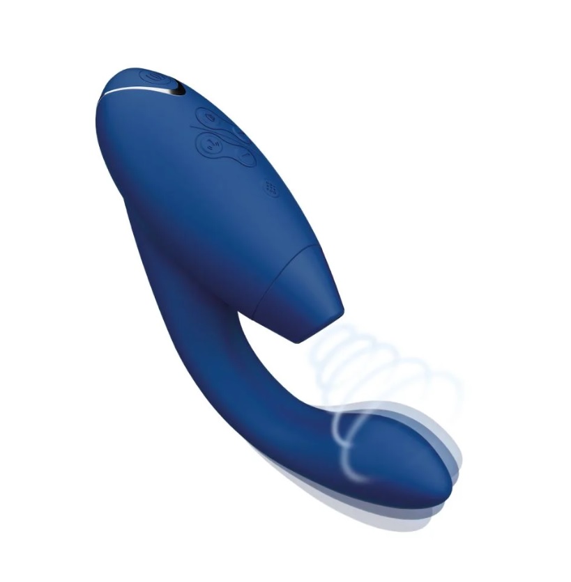 Інноваційний безконтактний вібратор-стимулятор Womanizer Duo 2 Blueberry