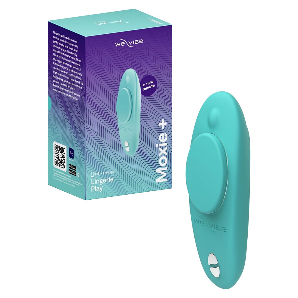 Вібратор в трусики WE-VIBE Moxie+ Aqua