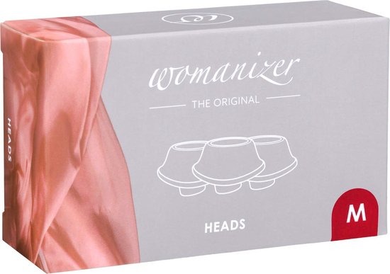 Змінні насадки на Womanizer Premium та Classic червоні, розмір М