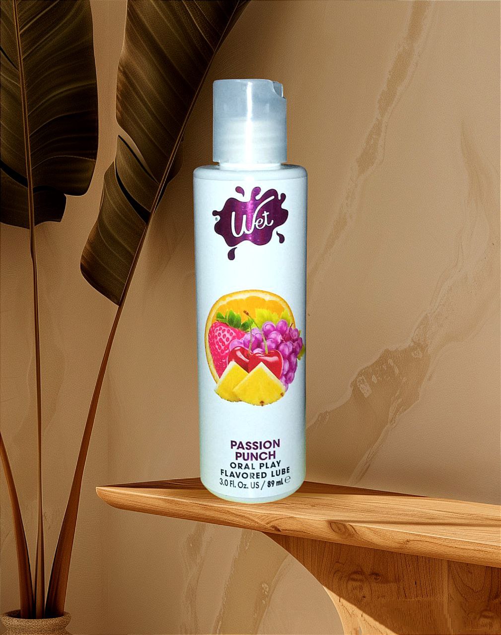 Лубрикант для орального сексу Wet Flavored Passion Punch зі смаком фруктів, 89 мл