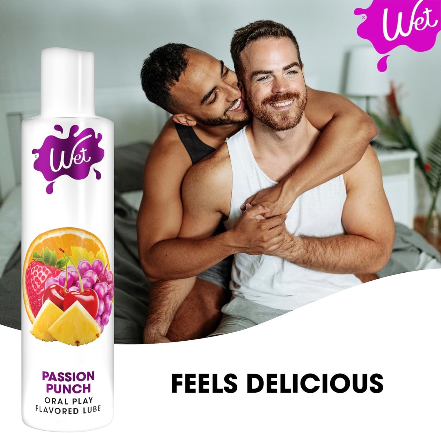 Лубрикант для орального сексу Wet Flavored Passion Punch зі смаком фруктів, 89 мл