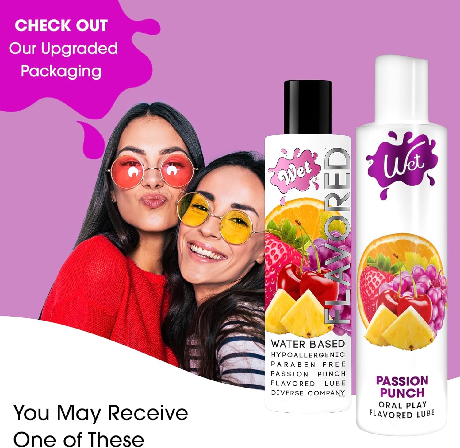 Лубрикант для орального сексу Wet Flavored Passion Punch зі смаком фруктів, 89 мл