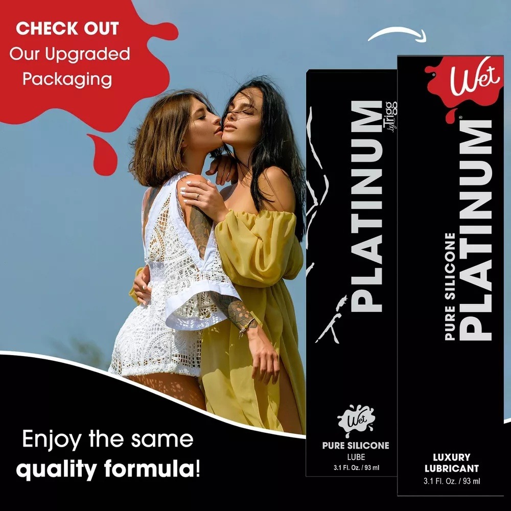Лубрикант на силіконовій основі Wet Platinum Premium, 118 мл