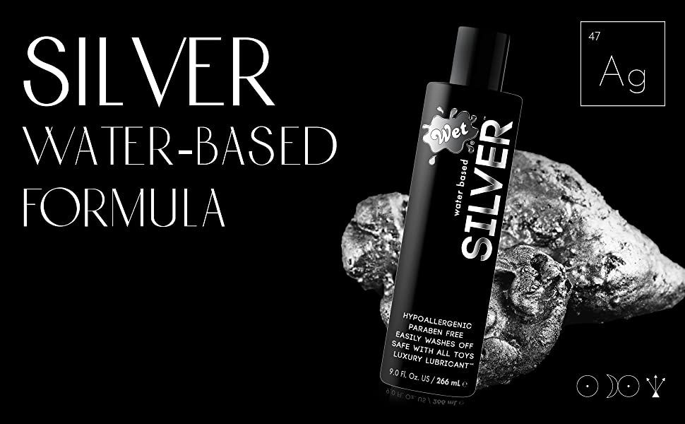 Лубрикант на водной основе Wet Silver, без парабенов, 30 мл