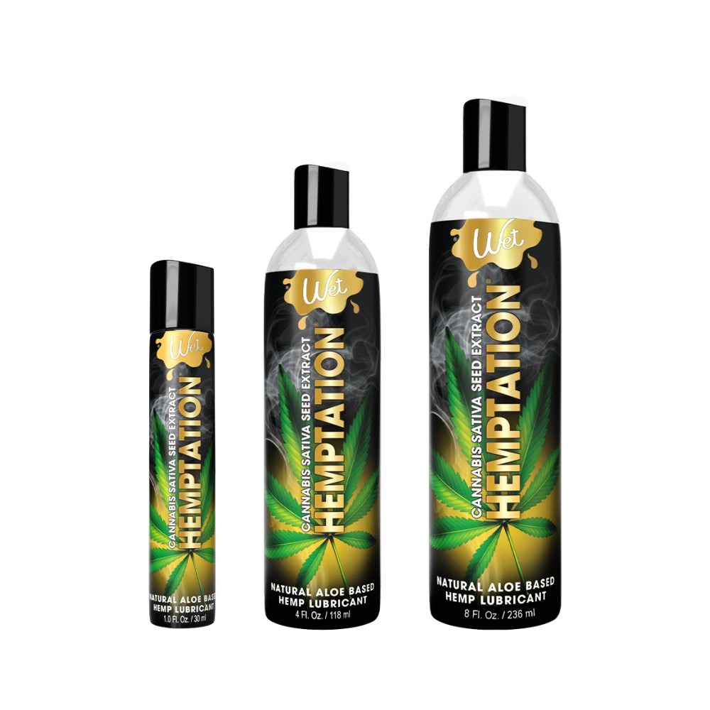 Лубрикант з екстрактом каннабісу Wet Hemptation Natural Hemp, 236 мл
