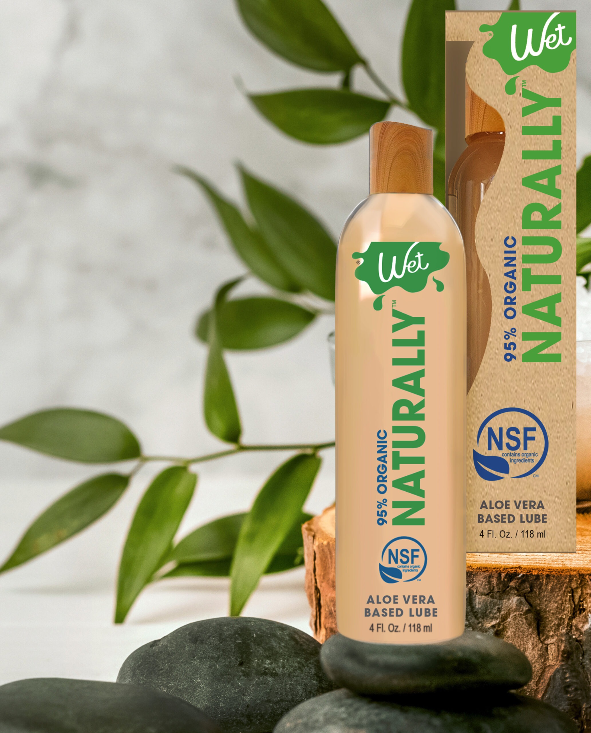 Лубрикант органический на основе алое WET NATURALLY, 30 мл