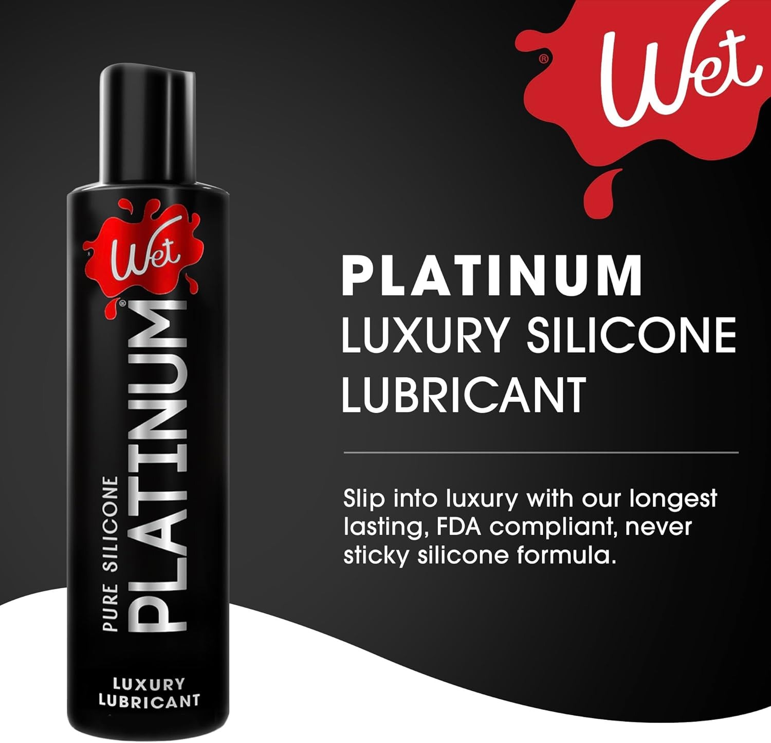 Лубрикант на силіконовій основі WET Platinum Premium, 89 мл
