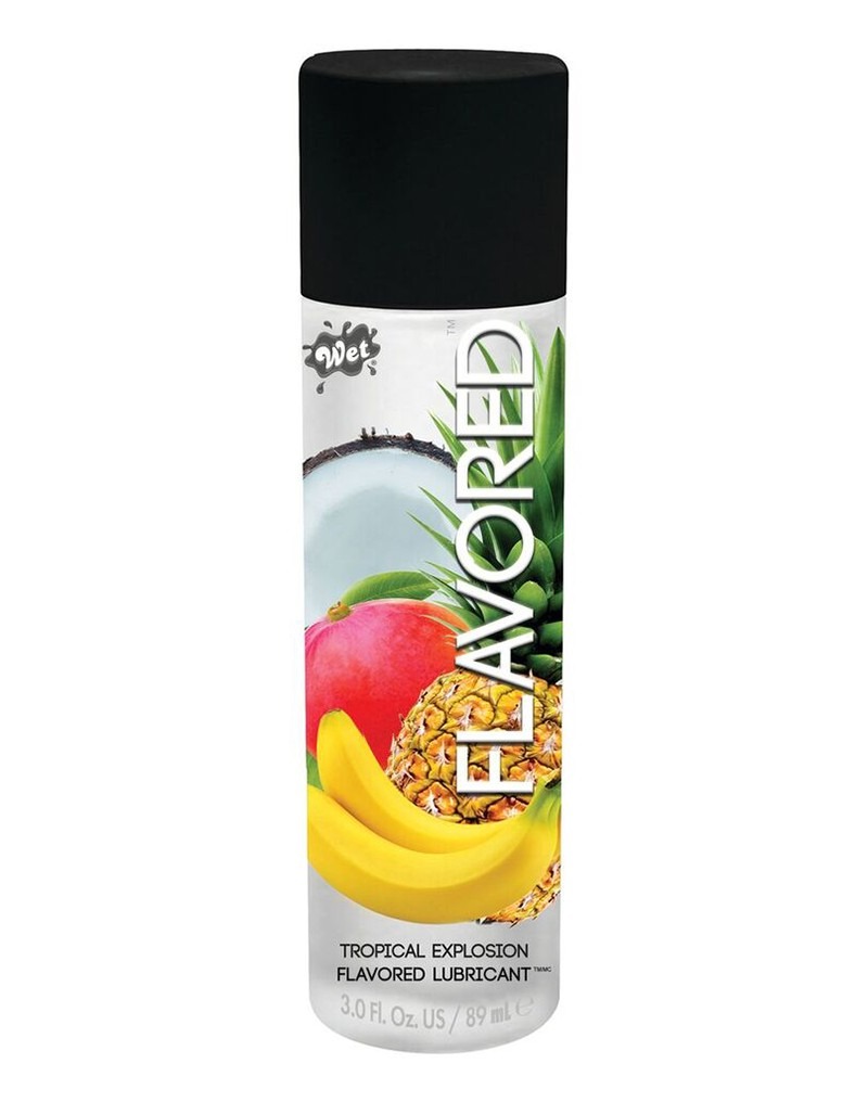 Съедобный лубрикант Wet Flavored Tropical Fruit Explosion (вкус тропик) 89 мл