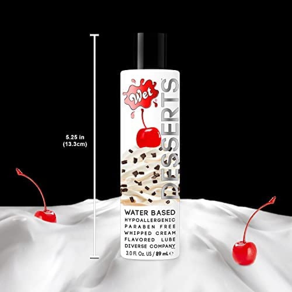 Съедобный Лубрикант WET Whipped Cream ( со вкусом сливок) 89 мл