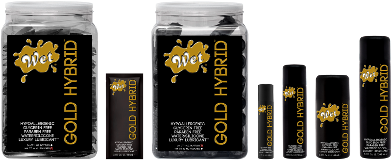 Лубрикант водно-силіконовий гібрид Wet Gold Hybrid 148 мл