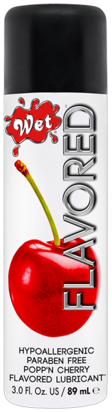 Їстівний лубрикант Wet Clear Flavored Cherry (Стигла вишня), 89 мл
