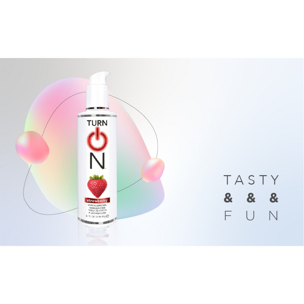 Съедобный лбрикант Wet Turn On Yummy Strawberry Flavored Lube 118 мл