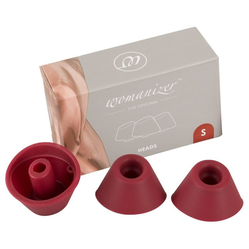 Змінні насадки на Womanizer Duo Heads, бордові, розмір S
