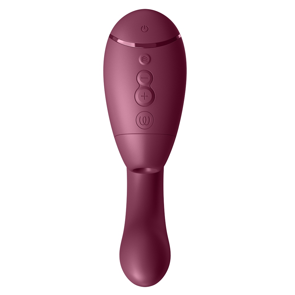 Вібратор-стимулятор вакуумний Womanizer Next Duo Dusky Pink для точки G, рожевий