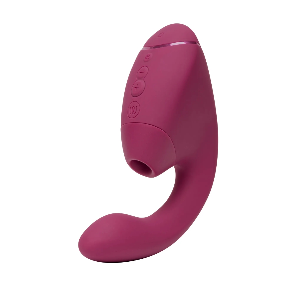 Вібратор-стимулятор вакуумний Womanizer Next Duo Dusky Pink для точки G, рожевий