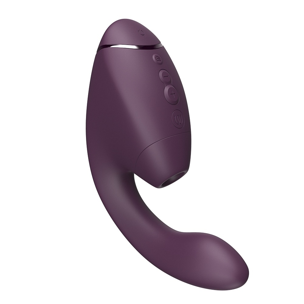 Вібратор-стимулятор вакуумний Womanizer Next Duo Dark Purple для точки G, фіолетовий