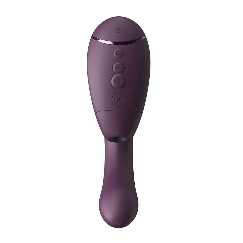 Вібратор-стимулятор вакуумний Womanizer Next Duo Dark Purple для точки G, фіолетовий