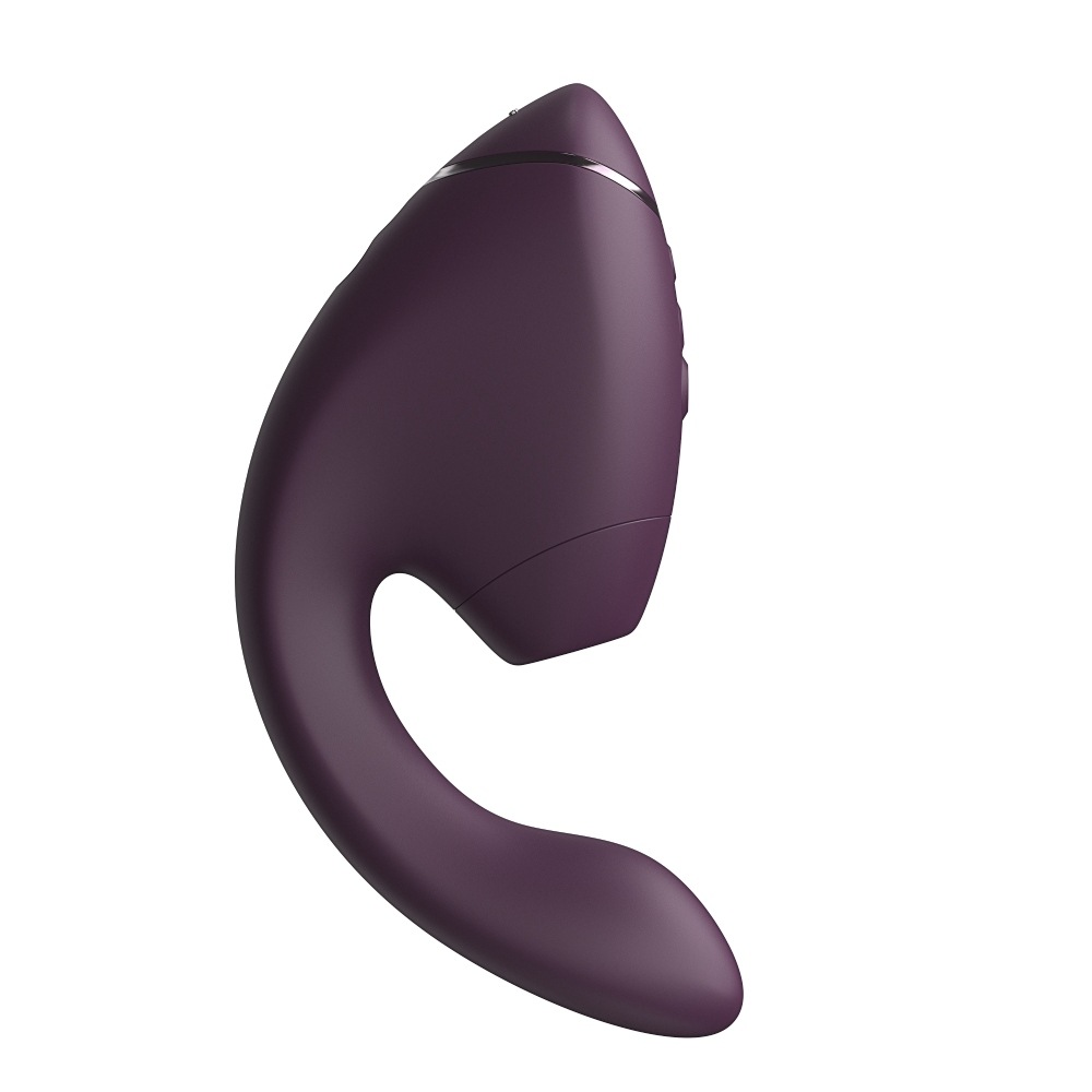 Вібратор-стимулятор вакуумний Womanizer Next Duo Dark Purple для точки G, фіолетовий