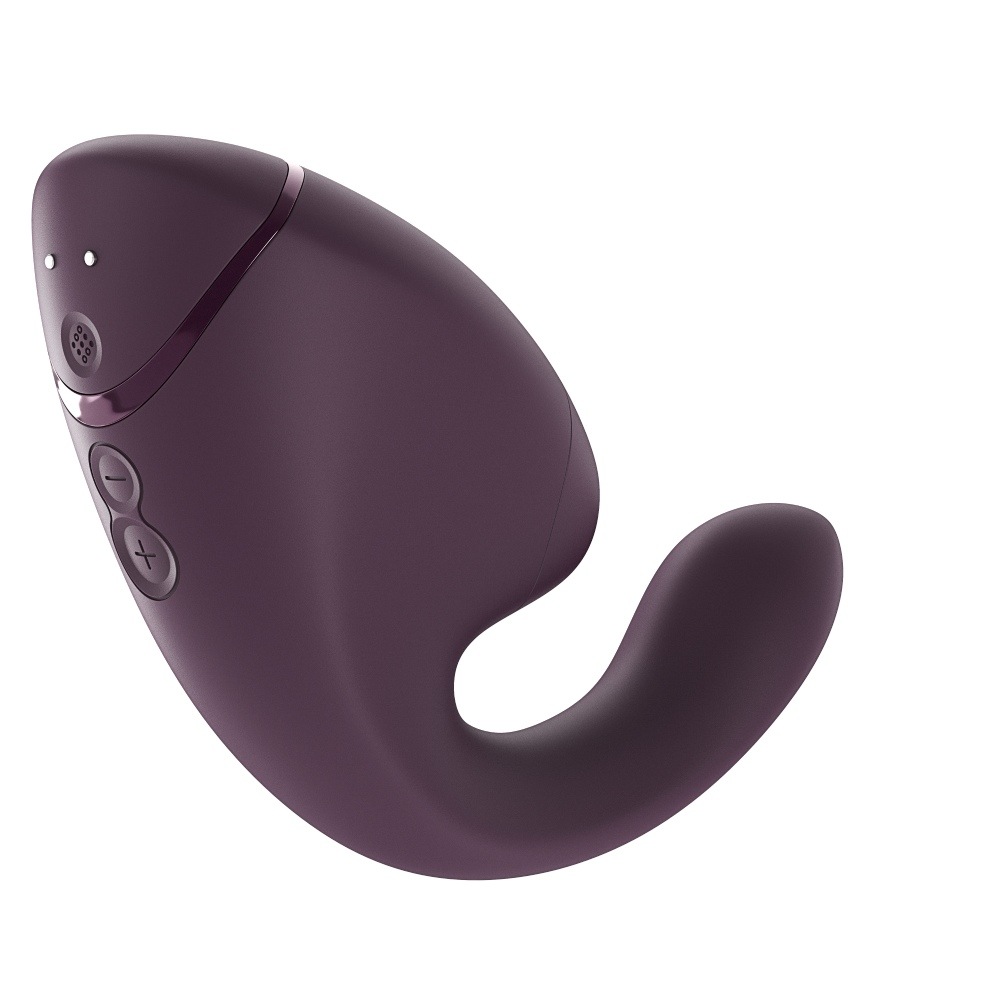 Вібратор-стимулятор вакуумний Womanizer Next Duo Dark Purple для точки G, фіолетовий