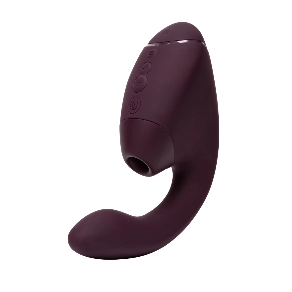 Вібратор-стимулятор вакуумний Womanizer Next Duo Dark Purple для точки G, фіолетовий