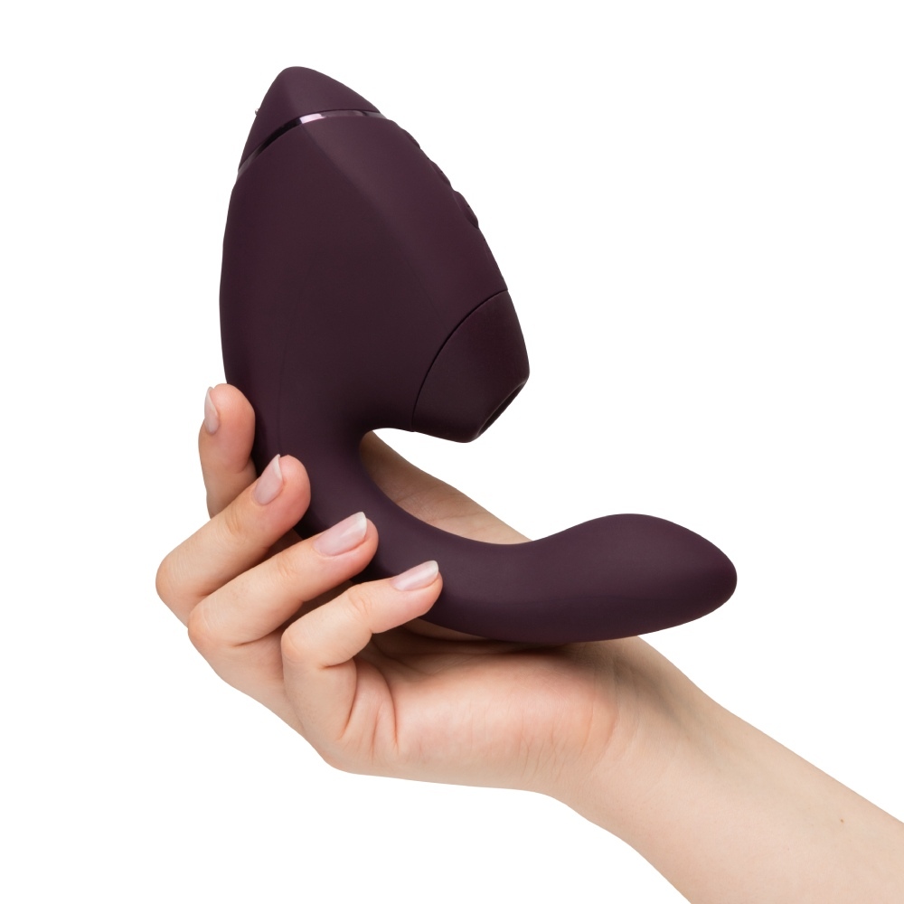 Вібратор-стимулятор вакуумний Womanizer Next Duo Dark Purple для точки G, фіолетовий