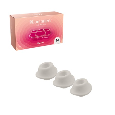 Сменные насадки на Womanizer Premium и Classic серые, размер М