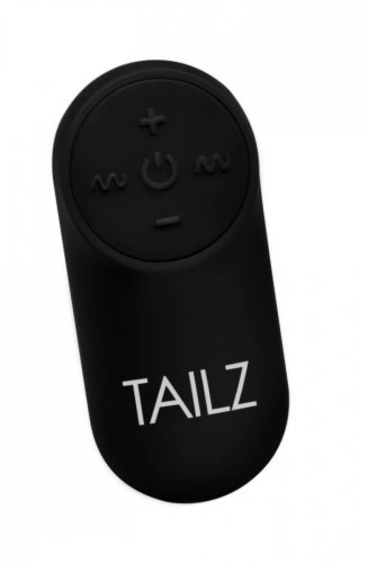 Анальна пробка хвостик із вібрацією Tailz Vibrating Anal Plug With Tail - Fox