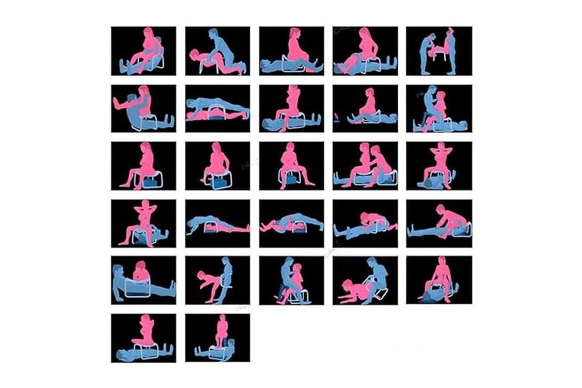 Компактный стул для секса Roomfun Easy Detachable Sex Chair фиолетовый
