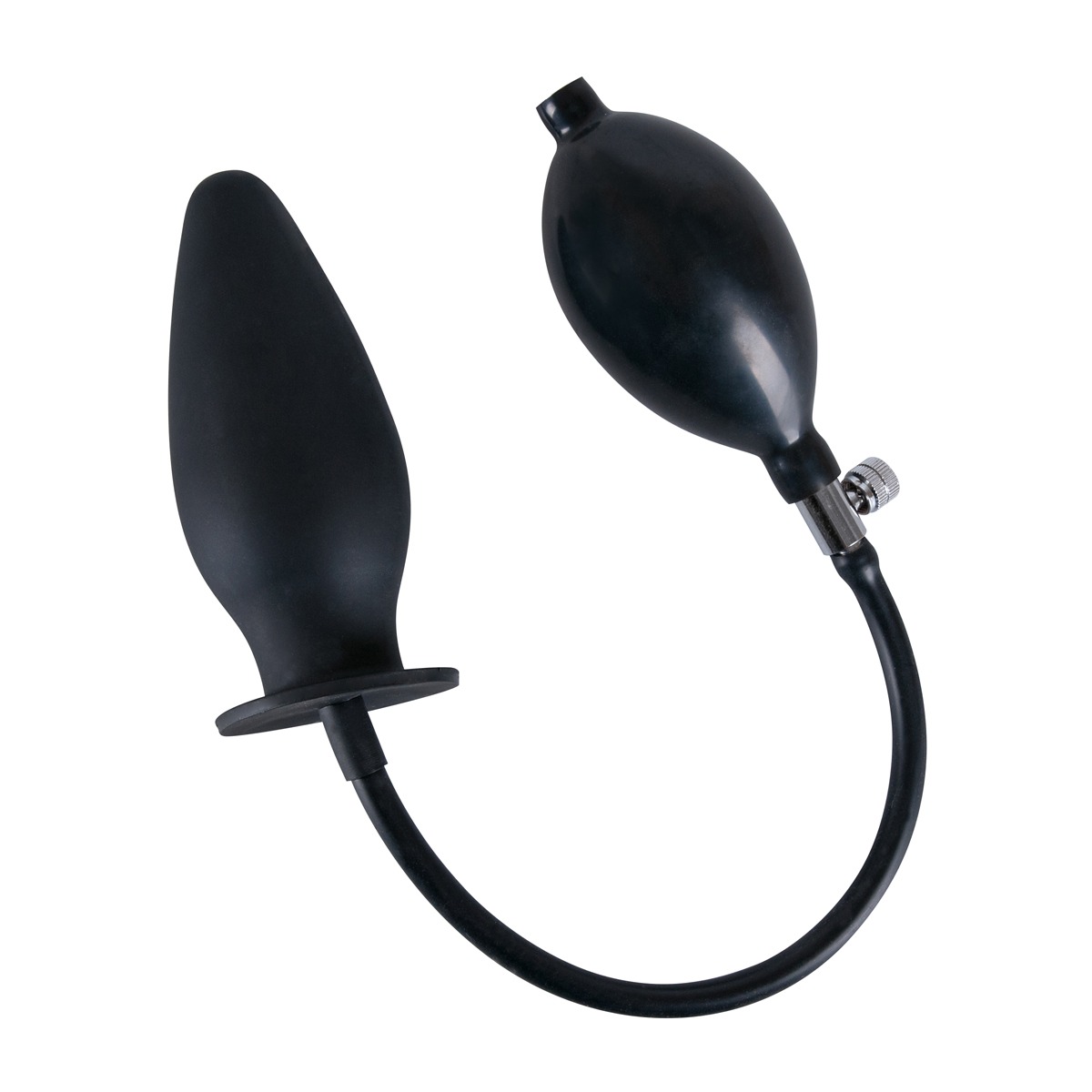 Пробка із накачуванням You2Toys True Black Anal Plug чорна