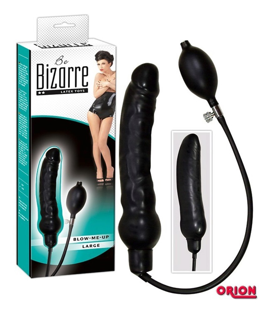 Фаллоимитатор реалистик с накачкой You2Toys PL Blow me up Dildo черный, 25 х 4.2 см
