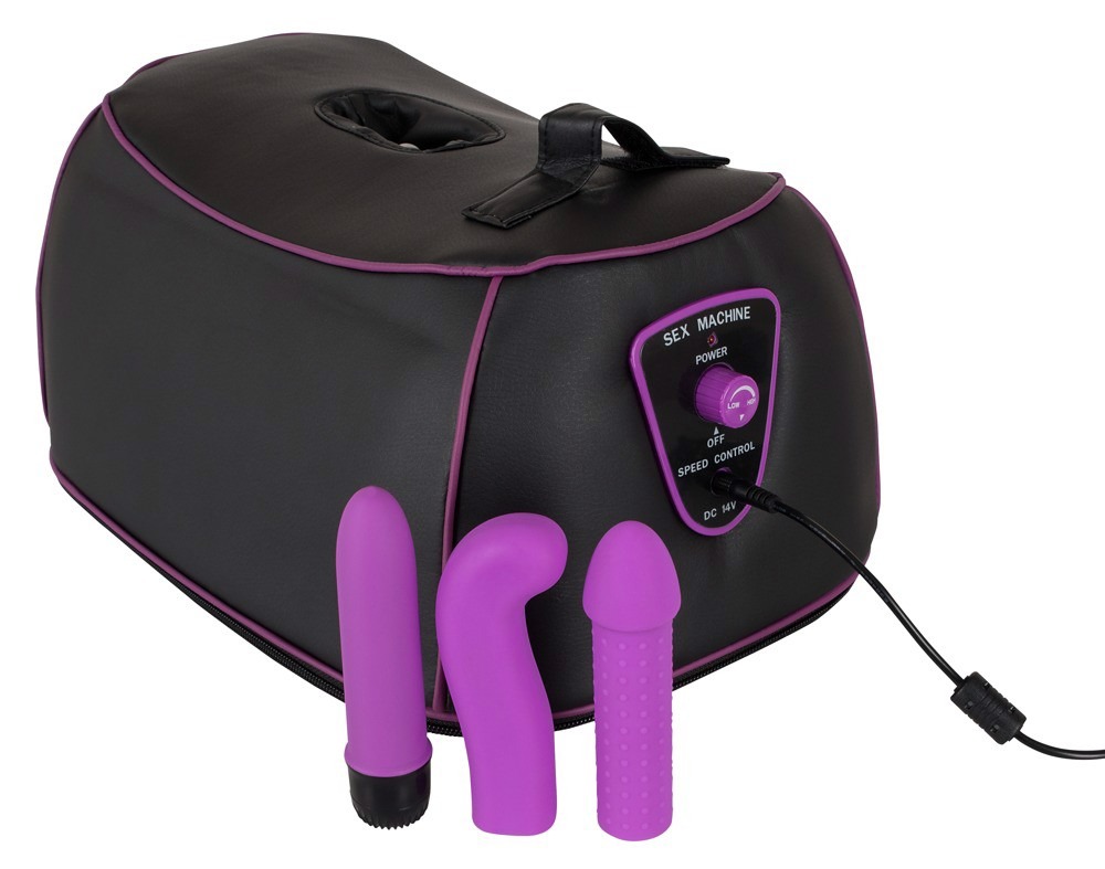 Секс-машина You2Toys G-spot Machine с насадками, фиолетово-черная