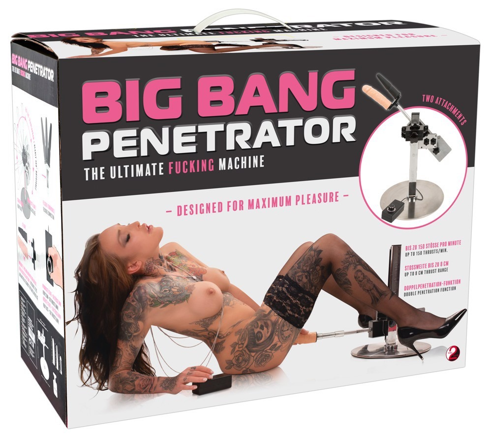 Секс-машина You2Toys Big Bang Penetrator із провідним пультом керування, з насадками в комплекті