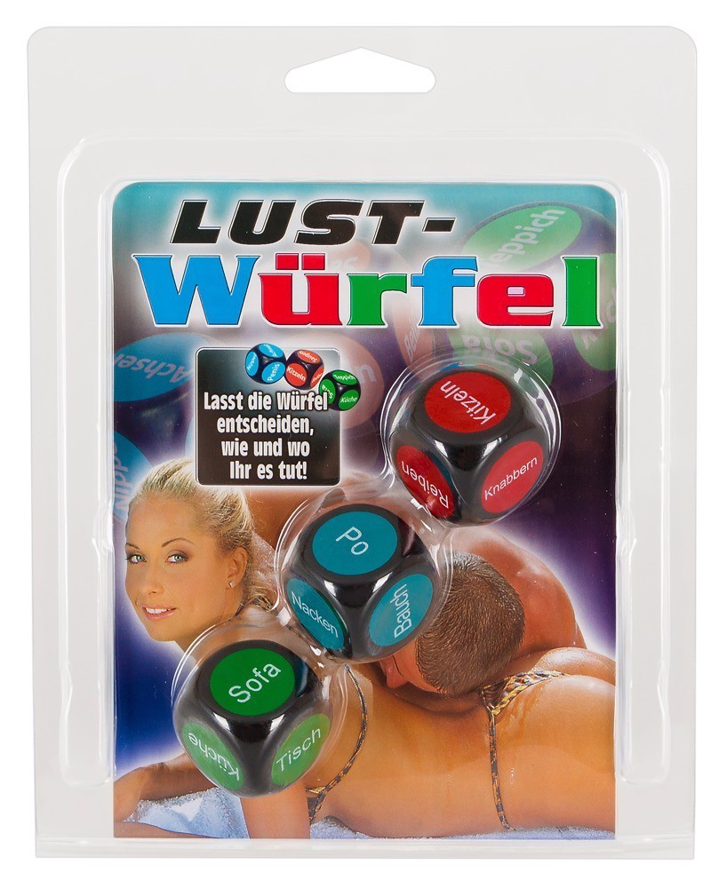 Кубики з написами для секс ігор You2Toys Lust-Würfel кольорові, 3 шт.
