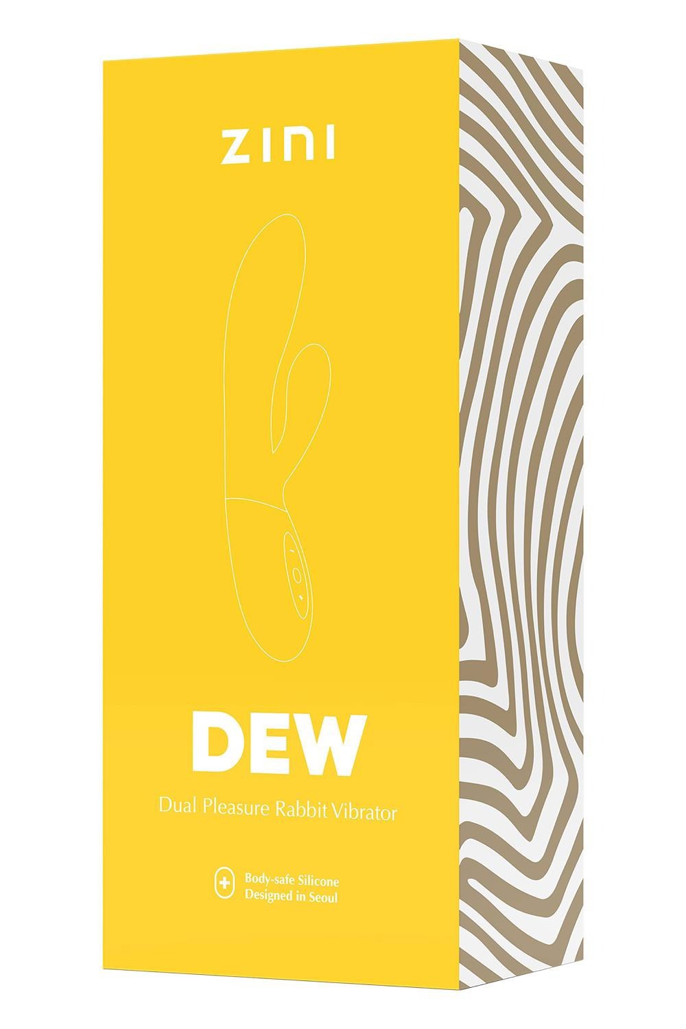 Вібратор-кролик Zini Dew Hydrangea фіолетовий, 20 х 4 см