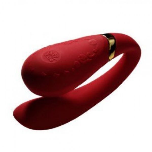 Вибромассажер с функцией управления со смартфона ZALO Fanfan, Bright Red