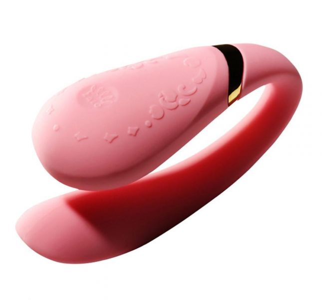 Вібромасажер для пар з функцією управління зі смартфона ZALO Fanfan Set, Rogue Pink