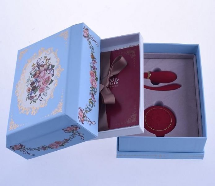 Вібромасажер для пар з функцією управління зі смартфона ZALO Fanfan Set, Bright Red
