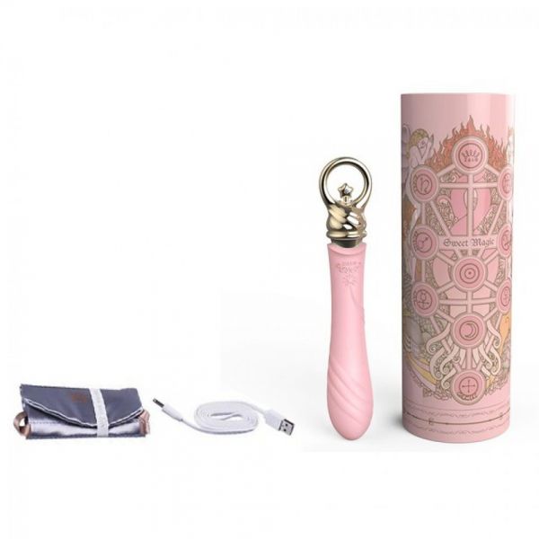 Вібромасажер із функцією підігріву ZALO COURAGE, Fairy Pink