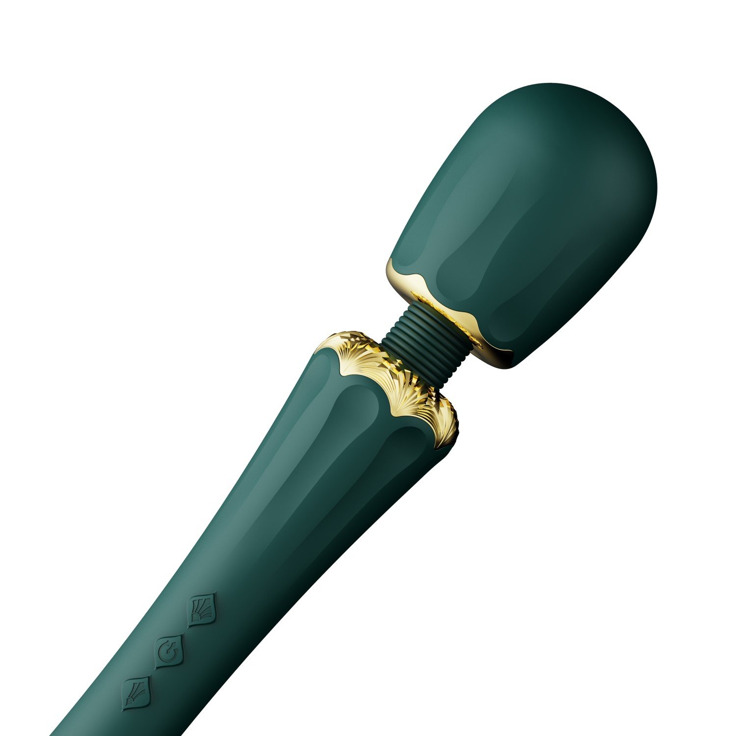 Вібратор мікрофон з насадками Zalo Kyro Wand Turquoise Green