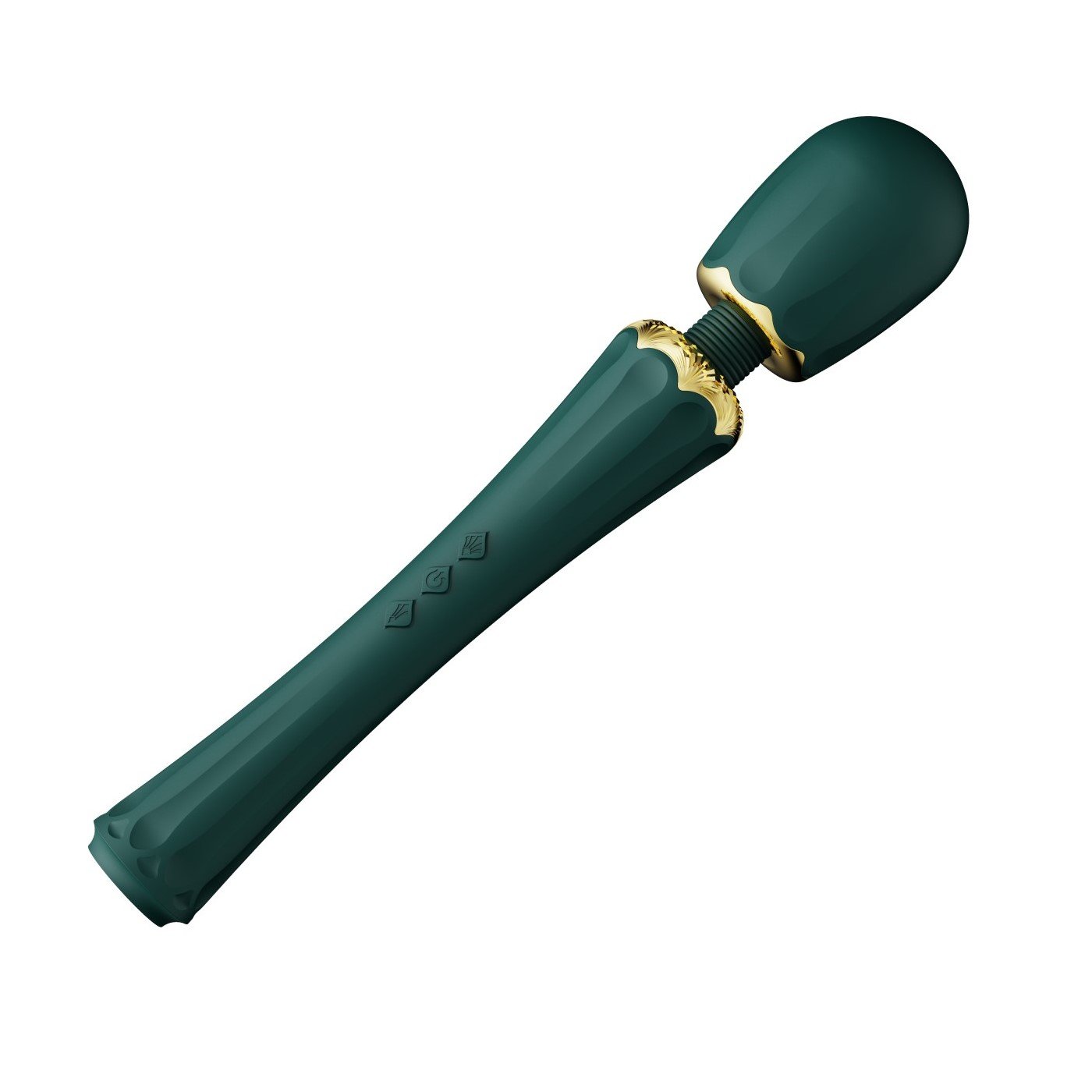 Вібратор мікрофон з насадками Zalo Kyro Wand Turquoise Green