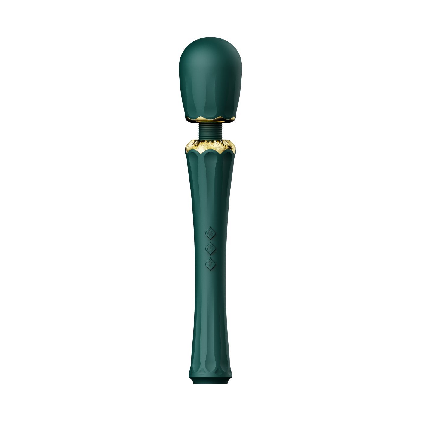 Вібратор мікрофон з насадками Zalo Kyro Wand Turquoise Green