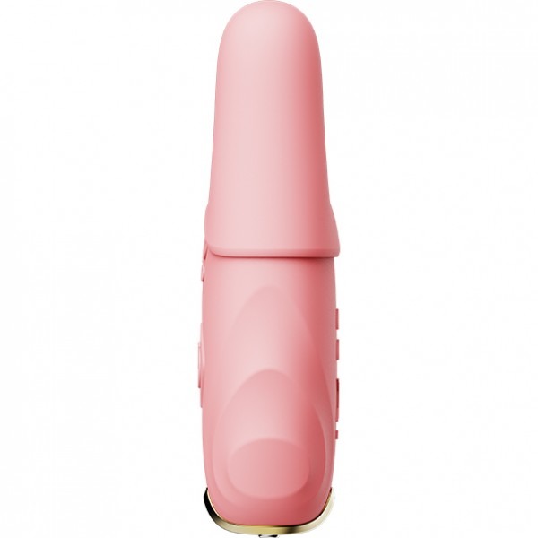 Бездротові смарт вібрують затискачі для сосків ZALO Nave Vibrating Nipple Clamps рожевий