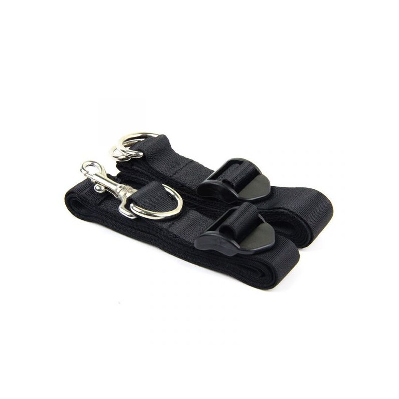Набір БДСМ Roomfun Bedroom Restraint Kit фіксатори, батіг, кляп, маска, чорний-сірий