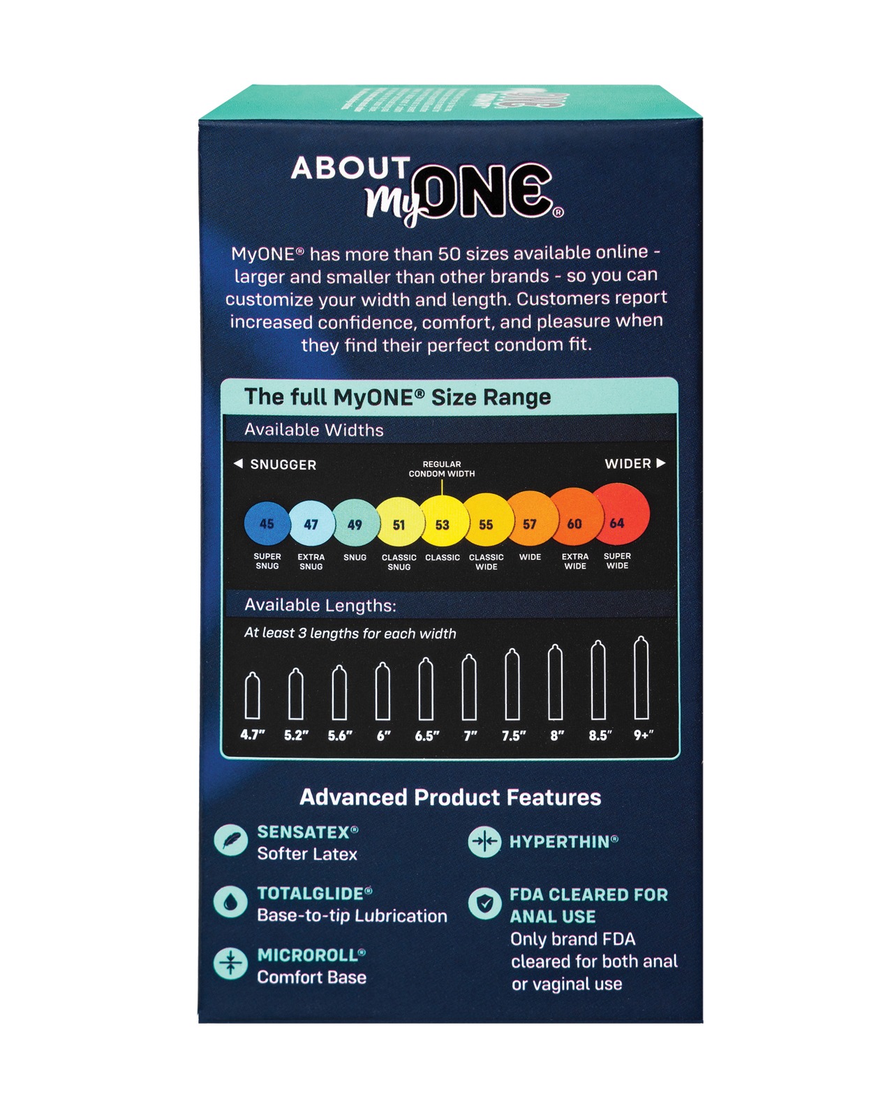 Презервативи MyONE Snug Розмір 49F, 10 шт