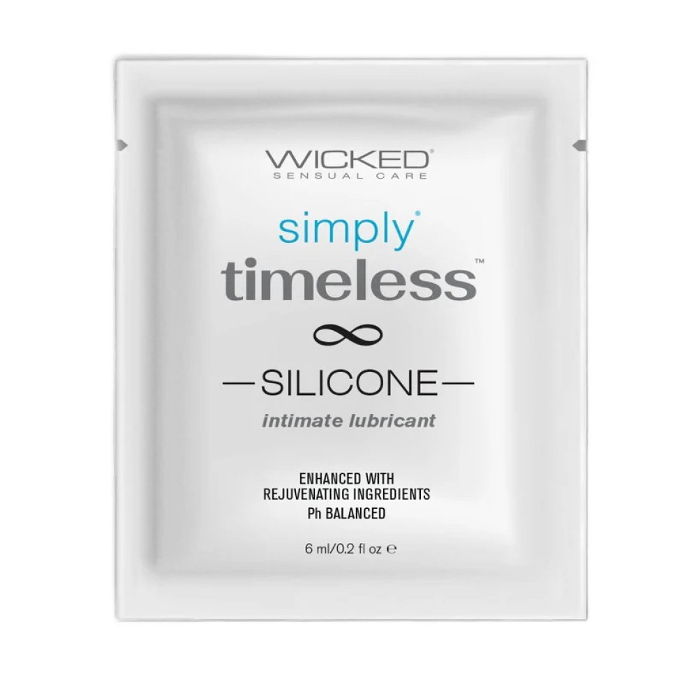 Пробник лубриканта Wicked Simply Timeless Silicone без гліцерину на силіконовій основі, 6 мл